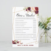 ブルゴーニュフローラブライダルシャワーゲーム，ウェディングシャワー (スタンド正面)