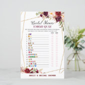 ブルゴーニュフローラブライダルシャワーゲーム，ウェディングシャワー (スタンド正面)