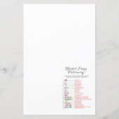 ブルゴーニュフローラブライダルシャワーゲーム，ウェディングシャワー (裏面)