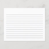 ブルゴーニュフローラブライダルシャワースクリプトレシピカード (裏面)