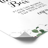 ブルゴーニュフローラブライダルシャワーミモサバー徴候 ポスター (角)