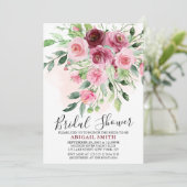 ブルゴーニュフローラブライダルシャワー 招待状 (スタンド正面)