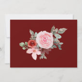 ブルゴーニュフローラプリンセスキンセアニェラ招待状 招待状 (裏面)