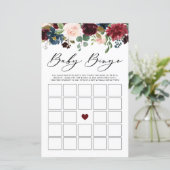 ブルゴーニュフローラベビービンゴベビーシャワーゲーム (スタンド正面)