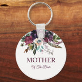 ブルゴーニュフローラホワイトマザーオブザブライド キーホルダー (正面)