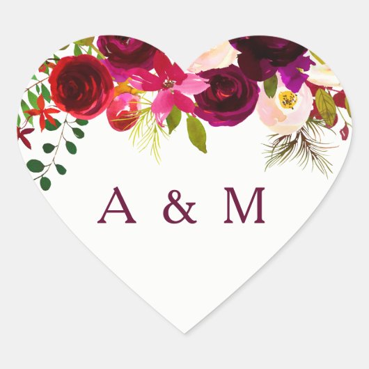 ブルゴーニュフローラボホすべての行事の好意 ハートシール (正面)