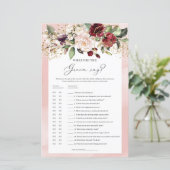 ブルゴーニュフローラボホ新郎が何と言ったかゲーム (スタンド正面)