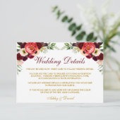 ブルゴーニュフローラボホ結婚の詳細挿入カードB エンクロージャーカード (スタンド正面)