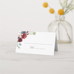 ブルゴーニュフローラボ結婚タニカル座席表 プレイスカード