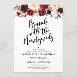 ブルゴーニュフローラポ結婚ストブルンチ招待状 招待状