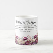 ブルゴーニュフローラマグの母 コーヒーマグカップ (中央)