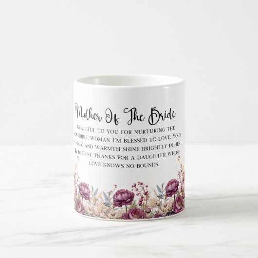 ブルゴーニュフローラマザーオブザブライドマグ コーヒーマグカップ (中央)