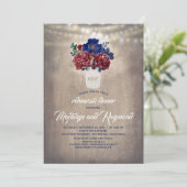 ブルゴーニュフローラメイスンジャー素朴リハーサルディナー 招待状 (スタンド正面)