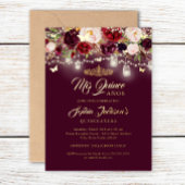 ブルゴーニュフローラライトキンセアニェラフォイル招待状 箔招待状