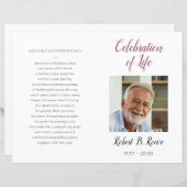 ブルゴーニュフローラライフプログラムの写真お祝い (正面/裏面)