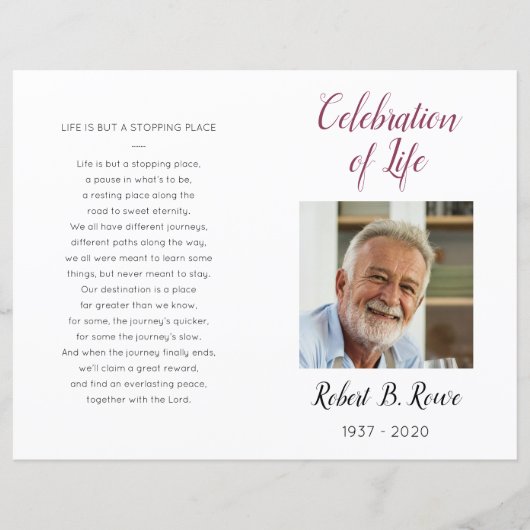 ブルゴーニュフローラライフプログラムの写真お祝い (正面)