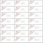 ブルゴーニュフローララインアートゲストアドレス シール (正面)