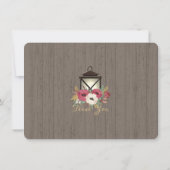 ブルゴーニュフローラランタン素朴サンキュー サンキューカード (裏面)