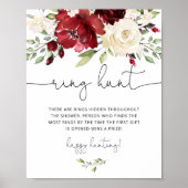 ブルゴーニュフローラリング狩りブライダルゲームポスター ポスター (正面)