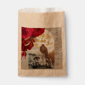 ブルゴーニュフローラリースアーチフォト結婚ズ フェイバーバッグ (正面)