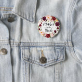 ブルゴーニュフローラリース母の新郎新婦 缶バッジ (インサイチュ)