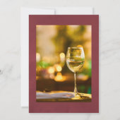 ブルゴーニュフローラワインテイスティングお祝いオブ・ライフ 招待状 (裏面)