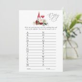 ブルゴーニュフローラワインテイスティングブライダルシャワーゲーム 招待状 (スタンド正面)