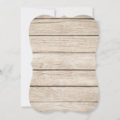 ブルゴーニュフローラワインバレルブライダルシャワー 招待状 (裏面)