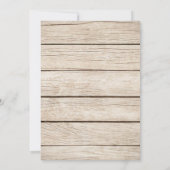 ブルゴーニュフローラワインバレル婚約パーティ 招待状 (裏面)