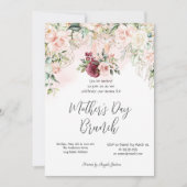 ブルゴーニュフローラワインマザーズデイブランチの発明 招待状 (正面)