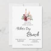 ブルゴーニュフローラワインマザーズデイブランチ 招待状 (正面)