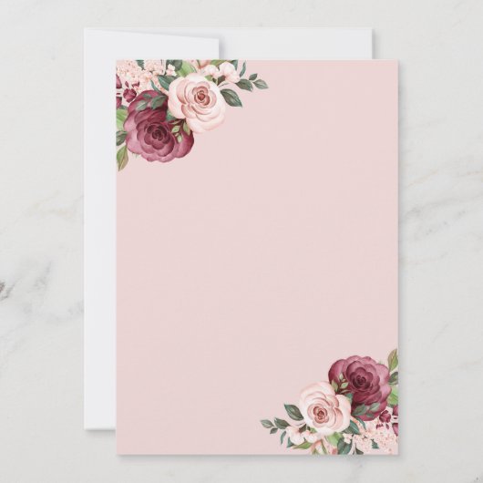 ブルゴーニュフローラワインマザーズデイブランチ 招待状 (裏面)