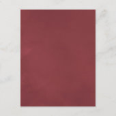 ブルゴーニュフローラワイン結婚テイスティングズゲスト詳細 エンクロージャーカード (裏面)