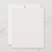 ブルゴーニュフローラ予算結婚式招待状 (裏面)