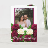 ブルゴーニュフローラ写真夫婦一周年記念 カード (正面)