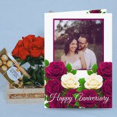 ブルゴーニュフローラ写真夫婦一周年記念 カード