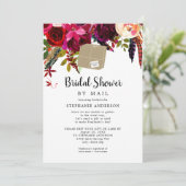 ブルゴーニュフローラ出荷ボックスブライダルシャワーバイメール 招待状 (スタンド正面)