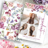 ブルゴーニュフローラ卒業発表 案内状