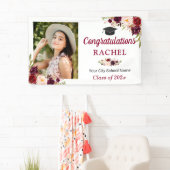 ブルゴーニュフローラ大学院写真卒業パーティー 横断幕 (インサイチュ)