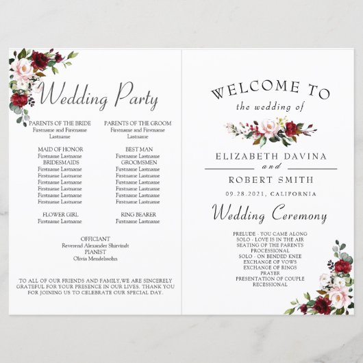 ブルゴーニュフローラ幾何学的ロマンチックな水色 (正面)