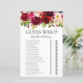 ブルゴーニュフローラ推測ブライダルシャワーゲーム (スタンド正面)