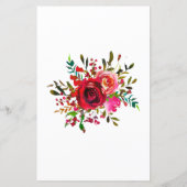 ブルゴーニュフローラ推測ブライダルシャワーゲーム (裏面)