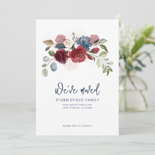 ブルゴーニュフローラ新しいアドレスの移動 案内状 (スタンド正面)