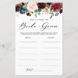 ブルゴーニュフローラ新郎新婦の年齢ゲーム