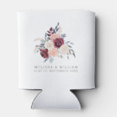 ブルゴーニュフローラ新郎新婦アイボリー結婚ズ 缶クーラー (裏面)