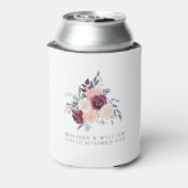ブルゴーニュフローラ新郎新婦アイボリー結婚ズ 缶クーラー (缶裏面)