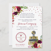 ブルゴーニュフローラ旅行ブライダルシャワー招待 招待状 (正面)