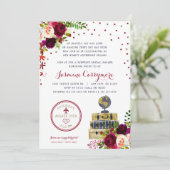 ブルゴーニュフローラ旅行ブライダルシャワー招待 招待状 (スタンド正面)