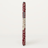 ブルゴーニュフローラ格子ダマスク Case-Mate iPhoneケース (裏面/右)