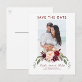 ブルゴーニュフローラ水彩写真保存日 案内ポストカード (正面/裏面)